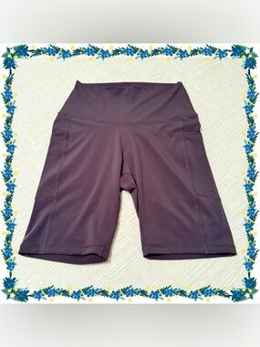 Shorts - bike legging 8.5” inseam - Colorfulkoala - large - dark gray. Worn once